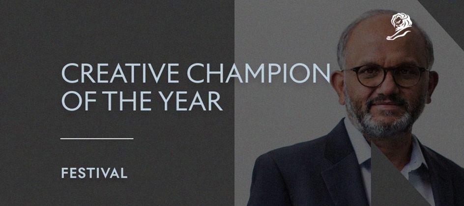 Cannes Lions honours Adobe Chair Shantanu Narayen as inaugural creative champion of the year